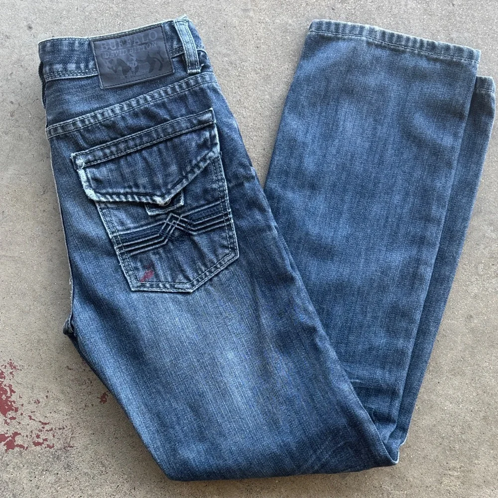 Buffalo Classic Straight Fit Jeans - Blue Size 12